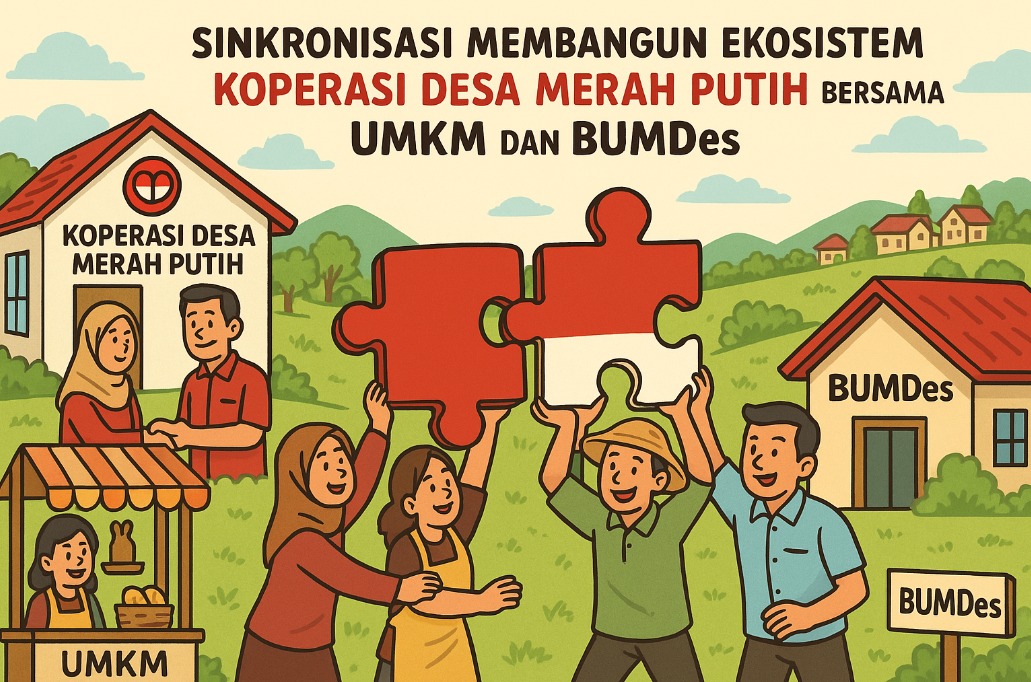 Sinkronisasi Membangun Ekosistem Koperasi Desa Merah Putih Bersama UMKM dan BUMDes
